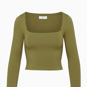 Babaton square neck long sleeve
